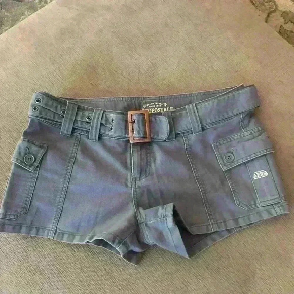 Aeropostale woman’s corduroy belted shorts size 9/10 - Picture 1 of 9